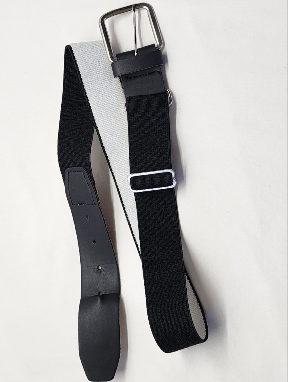 Champro Black & White adjustable elastic baseball Softball belt
